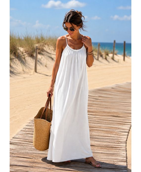 Robe longue fluide