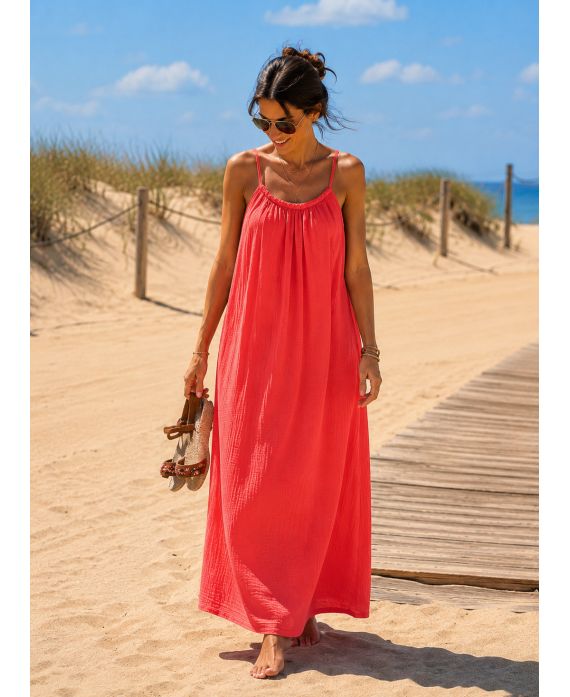 Robe longue fluide