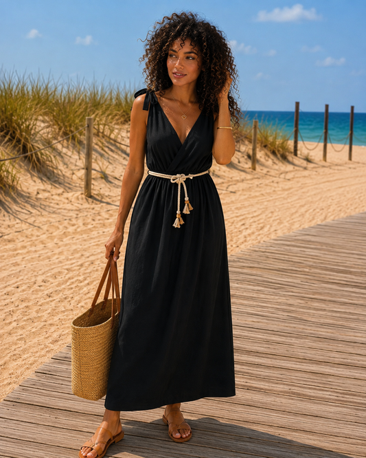 Robe longue cache cœur