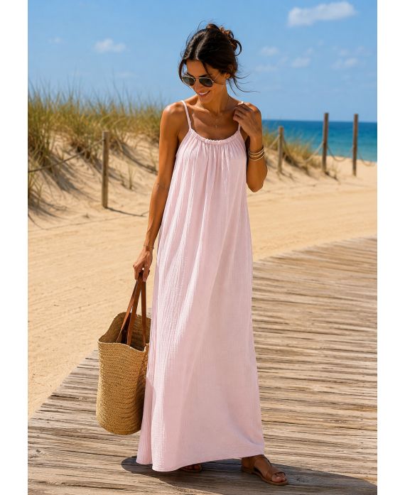 Robe longue fluide