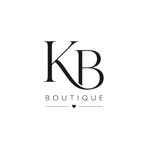 Logo avec un K et un B, logo officiel KB Boutique. Logo sans fond apparent.